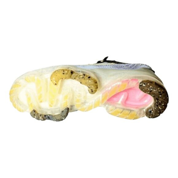 NIKE Air VaporMax 2022 Flyknit 'Volt Photo Blue' Running Shoes Size 5Y/W6.5 - Picture 9 of 14